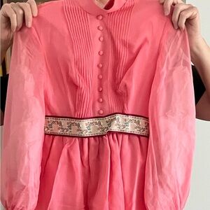 1971 Vintage Bonwit Teller formal custom dress w/original box and receipt.